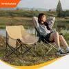 Mobilier de camp Chaise de lune de camping en plein air Portable pliant WHOTMAN Camping chaise de pêche loisirs chaise de plage tuyau en acier épais portant 150 KG YQ240315