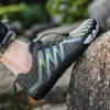 Grüne Barfußschuhe Männer Gehen Fivefinger Frauen Outdoor Waten Turnschuhe Fünf Finger Aqua Wasser Schuhe Radfahren Fitness Schuhe 240306