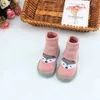 First Walkers Baby sole shoes cool insulation non-slip soft sole and thickened childrens socks spring and autumn childrens shoes 240315