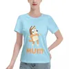 Kvinnors T-skjortor Chilli Heeler Mum Classic T-shirt Vintage Clothes Graphic T-shirts för kvinnor