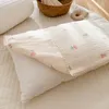 Детское постельное белье с медведем из мультфильма, наволочка, декоративная детская подушка, хлопковый чехол для рождения, 240313