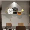 Horloges murales Simple Design de luxe européen minimalisme originalité lumière Orologio Da Parete Moderno décor à la maison