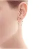 T Ear Marque Rose Femmes T Designer Boucles D'oreilles Stud Or Sier Plaqué Boucle D'oreille Géométrique Pour La Fête De Mariage Bijoux Accessoires GG Ring GG