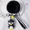 Cute Rabbit Keychain Anime Cartoon Penguin Toy Cute Pendant Doll Car Keyring Gifts for Girls and Children 2024