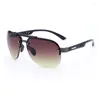 Sonnenbrille Trendy Damen Oval Damen Outdoor Sport Sonnenbrille Vintage Markendesigner UV Schutzbrille UV400 Brillen