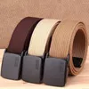 Gürtel Nylon Geflochtener Gürtel Mode Einfacher Wilder Stil Business Casual Automatische Schnalle Bund Canvas Strap