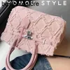 Designer Bag Bkinns Denim Handbag Canvas 7a Quality Bags Handbag Designer Family Small People Tassel Washing Old messenger qq with qq