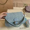 2024 Luxury Handbag Designer Crossbody tabby axelväska för kvinnor äkta läder kvinnliga sacoche borse bokstäver bolso lady crossbody väska designer väskor