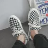 Casual Shoes Couple's Classic Canvas Slip-On Cool Chessboard Plaid Stitching Adult Comfortable Vulcanized TikTok Search