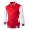 Personalizzato uomo/ragazzo baseball uomo moda design vino rosso uomo slim fit giacca college haruku felpa giacche 49 s s