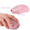 Sem fio retroiluminado rosa gaming mouse óptico recarregável ergonômico marinheiro lua colorido mause menina mulheres ratos silenciosos 3200dpi 240309