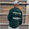 2024 Felpe con cappuccio da uomo di alta qualità versione americana nocta Golf co branded draw traspirante asciugatura rapida per il tempo libero sportivo T-shirt manica lunga girocollo t-shirt estiva