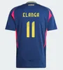 Suécia 2024 Jersey de futebol Ibrahimovic Quaison Isak Forsberg 24 25 Camisas de futebol Claesson Elanga CaJuste Home Away Away Maillot Kulusevski Olsson Men Uniforme