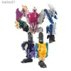 Giocattoli di trasformazione Robot AOYI NBK 5 IN 1 NUOVO Predaking Devastator Transformation Movie Toys Boy Big Size 35CM Robot KO G1 Action Figure Modello Kid Gift yq240315