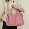 Shoulder Bags Women Canvas Square Top Handle Bag Large Capacity Commuting Tote Retro Solid Multi Pockets Casual Crossbody