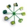 Drinking Sts 15Colors Funny Frog Sile St Toppers Accessories Er Charms Reusable Splash Proof Dust Plug Decorative 8Mm Party Drop Deliv Otqca