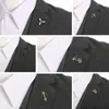 Brosches retro flygplan mini små brosch stift unisex legering emalj bröst lapel kostym skjorta krage smycken tillbehör ryggsäck märke