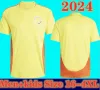 2024 2025 Kolumbia na wyjeździe piłkę nożną 2023 24 Falcao James Home Football Shirt Cuadrado Men Men Kit Kit Camiseta de Futbol Maillot S-2xl