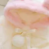 Jackets Baby Girl Clothes Ears Plush Princess Girls Coat Autumn Winter Warm Hooded Infants Jacket Children Christmas Outwear