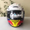 Tam yüz Shoei X14 X-Fourteen MM93 Marquez Graffiti Karınca Redbu LL Motosiklet Kaskı Anti-Fog Visor Adam Binicilik Araba Motokros Yarışı Motosiklet Kask