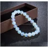 Perles 8mm Crystal Moonstone Strands Bracelets faits à la main pour femmes fille hommes réglable charme yoga bijoux accessoires de mode Drop Deli Dh9Uw