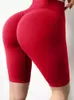 Lu Align Limão Sem Costura Apertado Mulheres Push Sports Up Sexy Butt Lift Cintura Alta Ginásio Scrunch Bum Verão Biker Shorts Sportswear Wear Jogger Gy