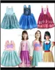 Babykleidung Baby Mutterschaft Drop Lieferung 2021 Kinder Mädchen Cartoon Schürze Kleid 5 Prinzessin Fancy Oilproof Bow Strap Spitzenkleider Ope3707163