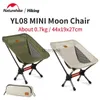 Obozowe meble naturehike składane krzesło księżycowe 700 g ultralekkie kemping plecakowe fotelik z plecakiem na zewnątrz wędkarstwo przenośne lekkie mini yl08 yq240315