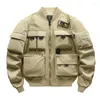 Vestes pour hommes Hommes Veste d'extérieur Printemps Automne Capuche Casual Coupe-vent Coupe-vent Manteau Armée Tactique Militaire