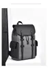 Leisure travel men's backpack office computer bag Backpack High quality black buckle large capacity business bag