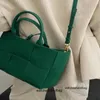 Designer Botegs V Luxury Handbag Woven Tote Bag One Shoulder äkta läder Kvinnors handväska stor rutig shoppingväska stor kapacitet Mor och barnväska