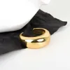 Nowy gładki minimalistyczny Nieregularny Nieregularny Trendy Internet Celebryty Pure Srebrny Japończyk Koreański Pierścień i biżuteria palca wskazującego