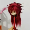 Puppe Bunte Perücke für OB11 1/6 1/3 1/4 1/8 BJD Puppe Haar Perücke Anime Puppe Gefälschte Haar Perücke Dekoration Prinzessin kann Anpassung 240308