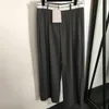 Letras tecer calças das mulheres elegantes calças de cintura alta calças casuais 2 cores bolso designer pant luxur macacão pant