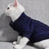 Kedi Kostümleri Köpek Kış Örgü Sweater Gömlek Giysileri Külot Keden Kedi Puppy Sonbahar Giysiler Pug Pet Sıcak Jumper