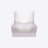 Bras 1PC Fashion Seamless Women No Rims With Pad Sexy Lace Ice Silk Girls Top Underwear Comfortable Breathable One Size Lingerie