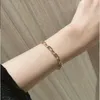 Pulseras con dijes Marcas de moda de verano Joyería de lujo Hombres Mujeres Rock Diseño de cadena simple Pulsera Regalos de accesorios de cumpleaños todos los días