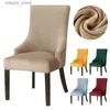 Chair Covers Soft Velvet Stretch ArmChair Cover Home Decor Anti-dirty Sloping Arm Chair for Dining Room Kitchen Elastic Style Seat Case 1PC L240315