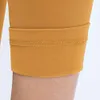 Lu Pant Align Lemon Флисовые леггинсы Спортивные зимние теплые женские колготки с высокой талией Брюки для йоги для тренировок в тренажерном зале Спортивные штаны Fiess с пуш-ап для бега Tr