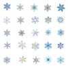 Gift Wrap 50pcs Snowflake Snow Stickers For Stationery Journal Laptop Adesivos Kscraft Christmas Sticker Aesthetic Scrapbooking Supplies