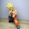 Action Toy Figures 18CM Anime Figure Battle Damage Goku Shockwave Manga Statue PVC Action Figure Collection Model Toys Doll Accessories