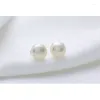 Boucles d'oreilles à clous, 3 couleurs, coquille d'eau douce naturelle, perle hypoallergénique, mode, vente en gros