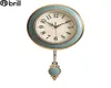 Luxury Pendulum Clock Wall Home Decor Creative Clocks Large Living Room Metal Reloj De Pared Swingable Antique Style268N3692347