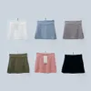 Lu Align Lemon Pant Lu Align Lemon Summer Tennis doublé Skort Wear Jupe plissée Running Athletic Jupes Femmes Sports Fiess Robe avec Pocke