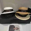 Designer Designer Straw Hats Wide Brim Hat For Men Women Casquette Bucket Hats Letter Print Straw Hat Grass Braid Caps MQLJ EE27