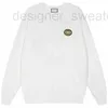 Erkek Sweaters Tasarımcı Yüksek Son Marka Marka Rozeti Uzun Kollu Mektup Kazak Sonbahar ve Kış Sıcak Yuvarlak Boyun Çift Kazak Kvnb
