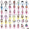 STS Girls Sweet Milk Tea Animals Sile St Toppers Accessories er Charms Reusable Splash Proof Dust Plup Decorative 8mm/10mm Dr otp1b