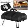 Coperture per forno per pizza Coperture antipolvere per forni per pizza Coperture per Ooni Koda 12 16 Copertura protettiva impermeabile portatile 420D Accessori per barbecue