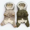 Hondenkleding Cool Rider Pet Jumpsuits Winter Dikkere kleding voor kleine honden Puppyjas Warme jas Chihuahua Yorkies Kleding4722841