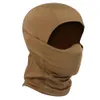Tactical Shooting Maskmilitary Full Face huvudbonad Halafce Mask Silicone för Airsoft Paintball Cycling Hunting Motorcykel 240312